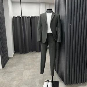 Koyu Haki Performans Takım Elbise